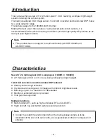 Предварительный просмотр 6 страницы Panasonic AK-HC1800 Operating Instructions Manual