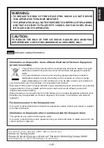 Preview for 3 page of Panasonic AK-HC1800G Operating Instruction