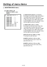 Предварительный просмотр 42 страницы Panasonic AK-HC1800G Operating Instruction