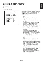 Предварительный просмотр 61 страницы Panasonic AK-HC1800G Operating Instruction