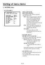 Предварительный просмотр 62 страницы Panasonic AK-HC1800G Operating Instruction