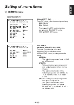 Предварительный просмотр 65 страницы Panasonic AK-HC1800G Operating Instruction