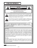 Preview for 2 page of Panasonic AK-HC1800G Operating Instructions Manual