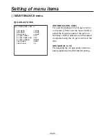 Preview for 40 page of Panasonic AK-HC1800G Operating Instructions Manual