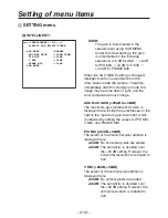 Preview for 58 page of Panasonic AK-HC1800G Operating Instructions Manual