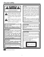 Preview for 2 page of Panasonic AK-HC3500P Operating Instructions Manual