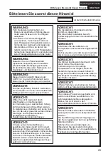 Preview for 25 page of Panasonic AK-HPR1000 Operating Instructions Manual