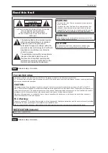 Preview for 2 page of Panasonic AK-HRP1005G Operating Instructions Manual