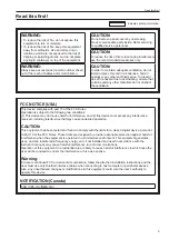 Preview for 3 page of Panasonic AK-HVF100G Operating Instructions Manual