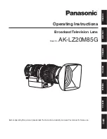 Panasonic AK-LZ20M85G Operating Instructions Manual предпросмотр