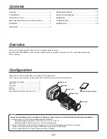 Предварительный просмотр 4 страницы Panasonic AK-LZ20M85G Operating Instructions Manual