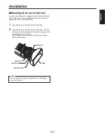 Предварительный просмотр 9 страницы Panasonic AK-LZ20M85G Operating Instructions Manual