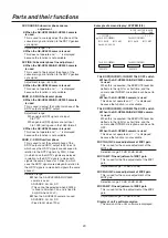 Предварительный просмотр 20 страницы Panasonic AK-MSU935AP Operating Instructions Manual