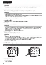 Предварительный просмотр 40 страницы Panasonic AK-SHB800G Operating Instructions Manual