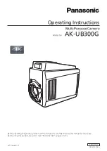 Panasonic AK-UB300G Operating Instructions Manual preview