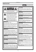 Preview for 2 page of Panasonic AK-UC3000GS Operating Instructions Manual