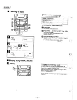 Preview for 5 page of Panasonic AK95 Operation Manual