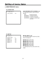 Preview for 42 page of Panasonic AKHC1800N - HD BOX CAMERA Operating Instructions Manual