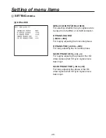 Preview for 49 page of Panasonic AKHC1800N - HD BOX CAMERA Operating Instructions Manual