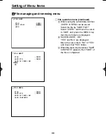 Preview for 14 page of Panasonic AKHC900 - COLOR CAMERA Menu Information