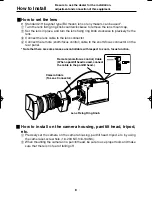 Предварительный просмотр 8 страницы Panasonic AKHC900 - COLOR CAMERA Operating Instructions Manual