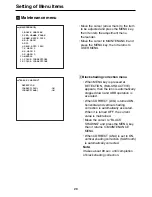 Preview for 4 page of Panasonic AKHC910 - 1080I CAMERA Menu Information