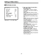 Preview for 9 page of Panasonic AKHC910 - 1080I CAMERA Menu Information