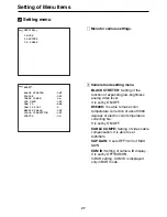 Предварительный просмотр 11 страницы Panasonic AKHC910 - 1080I CAMERA Menu Information