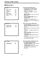 Предварительный просмотр 12 страницы Panasonic AKHC910 - 1080I CAMERA Menu Information