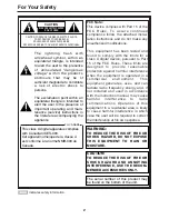 Preview for 2 page of Panasonic AKHC910 - 1080I CAMERA Operating Instructions Manual