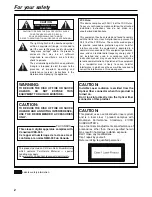 Предварительный просмотр 2 страницы Panasonic AKHC930 - MULT FORMAT CAMERA Operating Instructions Manual