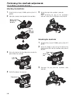 Предварительный просмотр 12 страницы Panasonic AKHC930 - MULT FORMAT CAMERA Operating Instructions Manual