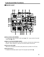 Предварительный просмотр 5 страницы Panasonic AKHRP900 - CAMERA CONTROLLER HC Operating Instructions Manual