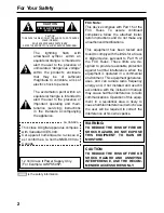 Preview for 2 page of Panasonic AKHTF900P - INTERFACE ADAPTOR Operating Instructions Manual