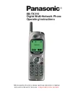 Предварительный просмотр 1 страницы Panasonic Allure EB-TX310 Operating Instructions Manual