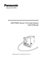 Panasonic ANUP5204 User Manual preview