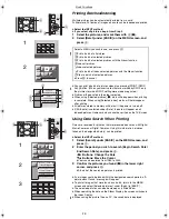 Preview for 16 page of Panasonic AP10 - Thermal Dye Sublimation Photo Printer Operating Instructions Manual