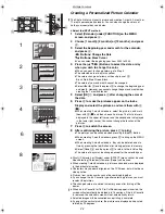 Предварительный просмотр 24 страницы Panasonic AP10 - Thermal Dye Sublimation Photo Printer Operating Instructions Manual