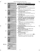 Предварительный просмотр 34 страницы Panasonic AP10 - Thermal Dye Sublimation Photo Printer Operating Instructions Manual