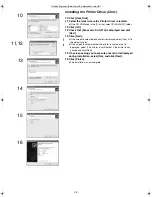 Предварительный просмотр 36 страницы Panasonic AP10 - Thermal Dye Sublimation Photo Printer Operating Instructions Manual