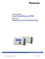 Preview for 1 page of Panasonic Aquarea PAW-HPM1 Installation And Commissioning Manual