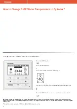 Предварительный просмотр 10 страницы Panasonic AQUAREA WH-ADC H Series User Manual