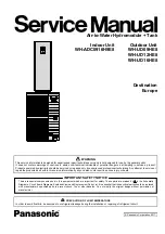 Panasonic Aquarea WH-ADC0916H9E8 Service Manual preview