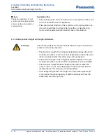 Предварительный просмотр 24 страницы Panasonic Aquarea WH-MDF06E3E5 series Installation Manual