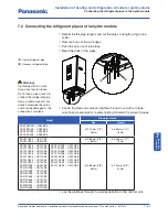 Предварительный просмотр 45 страницы Panasonic Aquarea WH-MDF06E3E5 series Installation Manual