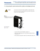 Предварительный просмотр 47 страницы Panasonic Aquarea WH-MDF06E3E5 series Installation Manual