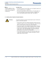 Preview for 24 page of Panasonic Aquarea WH-MDF09C3E5 Installation Manual