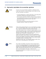 Предварительный просмотр 34 страницы Panasonic Aquarea WH-MDF09C3E5 Installation Manual
