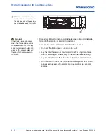 Preview for 38 page of Panasonic Aquarea WH-MDF09C3E5 Installation Manual