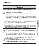 Предварительный просмотр 27 страницы Panasonic Aquarea WH-SDC05H3E5-1 Operating Instructions Manual